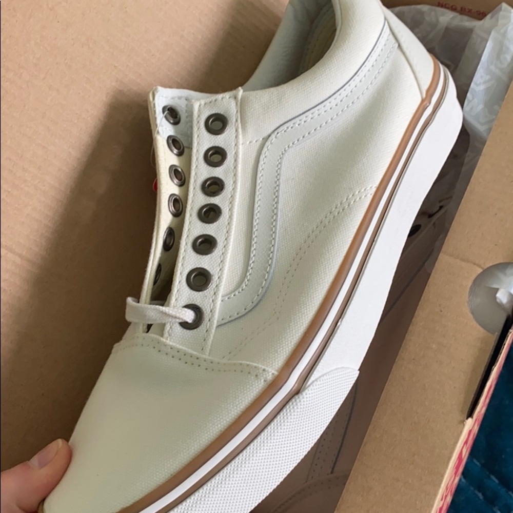 men’s sun faded old skool vans NWT